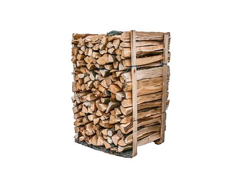 Palivové dřevo tvrdé - směs tvrdých listnatých dřevin 1 m štípané v paletách
