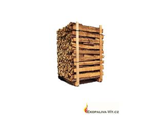 Palivové dřevo tvrdé - směs tvrdých listnatých dřevin 33 cm v paletách